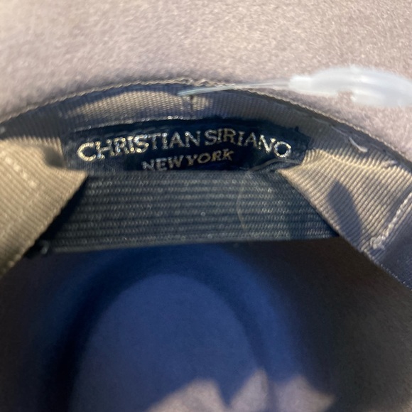 Christian Siriano New York straight Brim 100% wool women’s fedora Hat - Picture 5 of 8